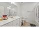 Bathroom with a single vanity, toilet and bathtub shower combo at 524 Brunello Dr, Wake Forest, NC 27587