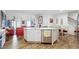 Modern kitchen with large island, stainless steel appliances, and white cabinets at 524 Brunello Dr, Wake Forest, NC 27587