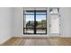 Spacious private balcony with a view of a beautiful neighborhood with a skyline at 615 Daniels St # 316, Raleigh, NC 27605