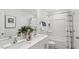 Bathroom with double vanity, bathtub and shower at 64 Tributary Way, Fuquay Varina, NC 27526