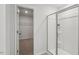 Bathroom with shower and walk-in closet at 64 Tributary Way, Fuquay Varina, NC 27526
