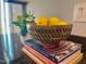 Close-up of granite countertop featuring stylish accessories and a bowl of lemons at 811 Oxbow Crossing Rd, Chapel Hill, NC 27516