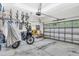 Garage with storage for bikes and other items at 151 Crosscreek Ln, Angier, NC 27501
