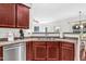 Modern kitchen with stainless steel appliances and ample cabinetry at 151 Crosscreek Ln, Angier, NC 27501