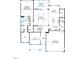 First floor plan showcasing a spacious kitchen, Gathering room, and primary bedroom suite at 3197 Armeria Dr, Apex, NC 27502