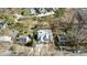 Aerial view of property showing layout, backyard, and location within neighborhood at 3304 Cheswick Dr, Raleigh, NC 27609