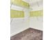 Walk-in closet with wire shelving and fun animal print wallpaper at 331 Providence Glen Dr, Chapel Hill, NC 27514