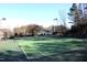 Community tennis court with excellent condition at 331 Providence Glen Dr, Chapel Hill, NC 27514