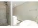 Spa-like bathroom with walk-in shower and soaking tub at 4015 Southpoint Landing Way # 8, Durham, NC 27707