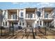 Modern home exterior with fenced backyard at 4015 Southpoint Lndg Way, Durham, NC 27707