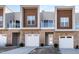Modern townhome with attached garage and balcony at 4015 Southpoint Lndg Way, Durham, NC 27707