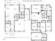 Floor plan of a two-story home with bonus room and screened porch at 678 The Parks Dr, Pittsboro, NC 27312