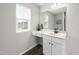 Clean bathroom with a large soaking tub and vanity at 70 Kinsale Ct, Fuquay Varina, NC 27526