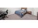 Bedroom with a twin-size bed and workspace at 70 Kinsale Ct, Fuquay Varina, NC 27526