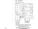 Detailed floor plan layout of the home, showing dimensions and room placements at 7205 Ladbrooke St, Raleigh, NC 27617