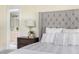 Tastefully decorated bedroom features a comfortable bed, bedside table, and ensuite bathroom access at 76527 Rice, Chapel Hill, NC 27517