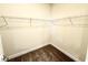 Spacious walk-in closet with wire shelving at 78 Falls Of The Cape Dr, Lillington, NC 27546