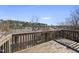 Wooden deck overlooking houses and trees at 821 Blackfriars Loop, Cary, NC 27519