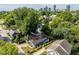 Aerial view showcasing the house's location and neighborhood at 105 Cooke St, Raleigh, NC 27601