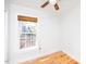 Bedroom with hardwood floors and window at 105 Cooke St, Raleigh, NC 27601