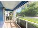 Relaxing screened porch offering outdoor space and backyard views at 105 Cooke St, Raleigh, NC 27601