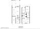 Two-story floor plan showcasing a modern layout with garage and bedrooms at 1099 Talisker Way, Burlington, NC 27215