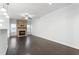 Spacious living room with hardwood floors, stone fireplace and access to backyard at 1099 Talisker Way, Burlington, NC 27215
