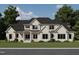 Two story home with white siding, gray roof, and a front porch at 1608 Legacy Ridge Ln, Wake Forest, NC 27587