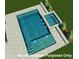 Stunning pool and spa, aerial view at 1608 Legacy Ridge Ln, Wake Forest, NC 27587