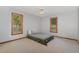 Bedroom with neutral carpet, natural lighting, and ceiling fan at 211 Dwelling Pl, Knightdale, NC 27545