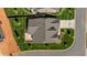 Overhead view of home and surrounding lawn at 257 Macallan Dr, Burlington, NC 27215