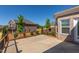 Concrete patio with a wooden fence, offering views of neighborhood at 257 Macallan Dr, Burlington, NC 27215