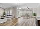 Open dining area with access to the back patio at 257 Macallan Dr, Burlington, NC 27215