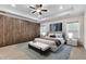 Main bedroom with large closet and plush bedding at 257 Macallan Dr, Burlington, NC 27215