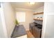 Laundry room with built-in shelving and countertop at 4495 Little Creek Church Rd, Clayton, NC 27520