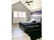 Spacious main bedroom with large bed and access to backyard at 55 Running Deer Path, Timberlake, NC 27583