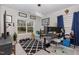 Bright home office with built-in desk and ample natural light at 8101 Fergus Ct, Wake Forest, NC 27587