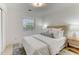 Bedroom with double bed, window, and nightstands at 830 E Lenoir St, Raleigh, NC 27601