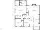 Main floor plan includes primary bedroom, kitchen, living room, and dining area at 1004 Cabin Hill Way, Garner, NC 27529