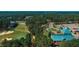 Aerial view of Anderson Creek Club and surrounding golf course at 104 Spruce Hollow Cir, Spring Lake, NC 28390