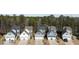 Row of houses viewed from above, showcasing the neighborhood at 104 Spruce Hollow Cir, Spring Lake, NC 28390