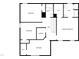Upper floor plan with primary bedroom and two additional bedrooms at 1611 Copper Cir, Mebane, NC 27302