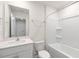 Clean bathroom with a tub, toilet, and vanity at 18 Virgo Dr, Angier, NC 27501