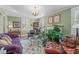 Spacious living room featuring hardwood floors and a fireplace at 23 Shepherd St, Raleigh, NC 27607