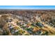Aerial view of neighborhood showcasing houses and landscape at 241 Fair Oaks Ct, Mebane, NC 27302