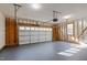 Unfinished garage with automatic garage door opener at 341 Harts Creek Dr Dr, Pittsboro, NC 27312