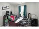 Home office features a desk, chair, and plenty of storage at 386 Cotton Brook Dr, Fuquay Varina, NC 27526