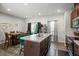 Updated kitchen with granite countertops and breakfast bar at 386 Cotton Brook Dr, Fuquay Varina, NC 27526