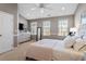 Spacious main bedroom with large windows and ample closet space at 891 Cupola Dr, Raleigh, NC 27603