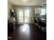 Kitchen with eat-in breakfast bar and walk out to the deck at 9201 Sayornis Ct, Raleigh, NC 27615